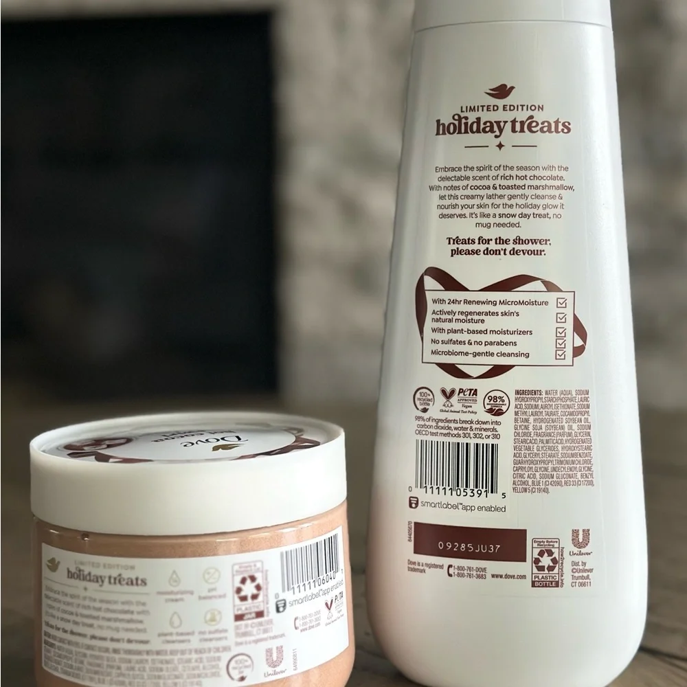 Dove Hot Cocoa Swirl Nourishing Body Wash - Limited Edition - Picture 2 of 3